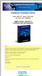 Mobile Screenshot of online.landmancourse.com